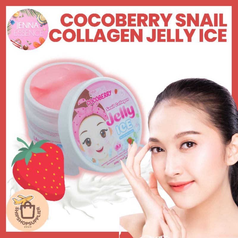 Cocoberry Snail Collagen Jelly Ice by Jenna Essence Shopee Philippines
