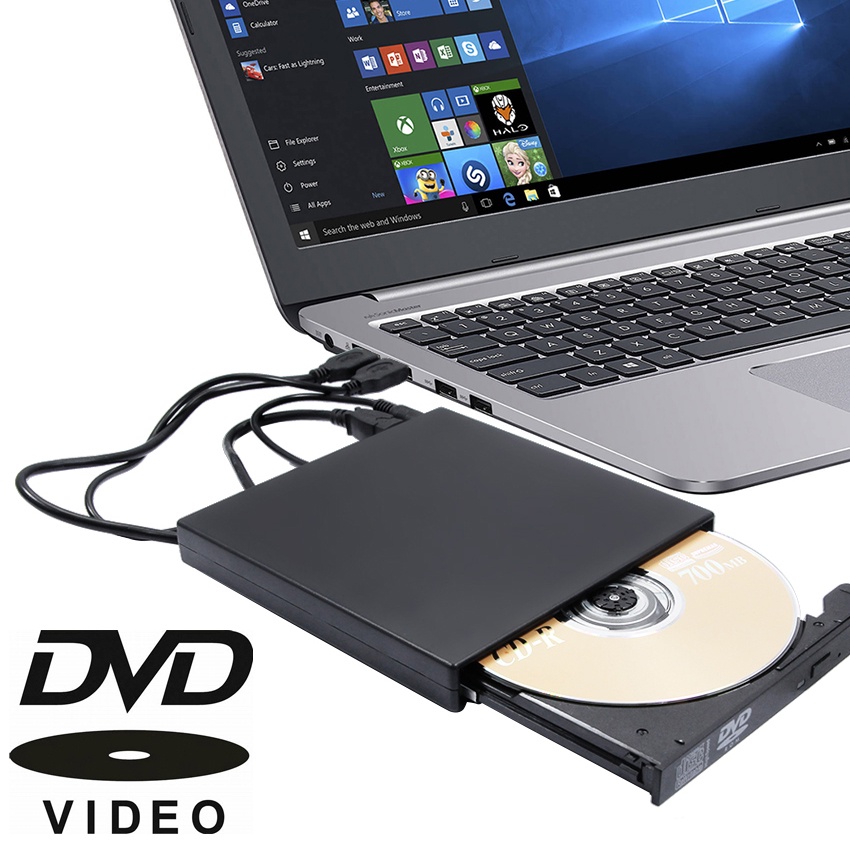 Slim External Optical Drive USB 2.0 external dvd burners DVD RW drive