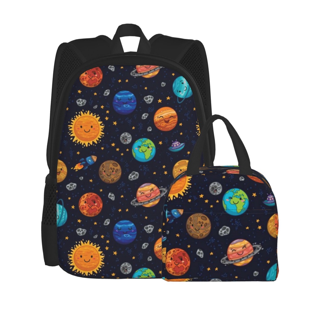 Solar System Planet 2IN1 Backpack Printing Travel Kids School Student ...