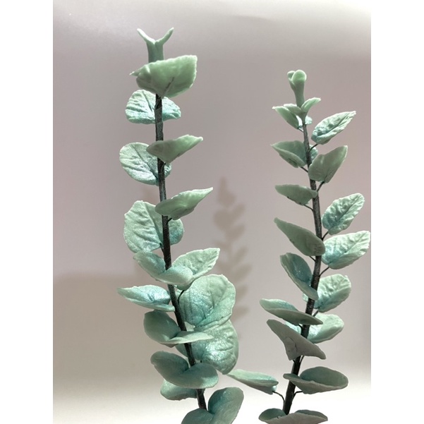 Edible Baby Blue Eucalyptus foliage sugar leaves for cake ...