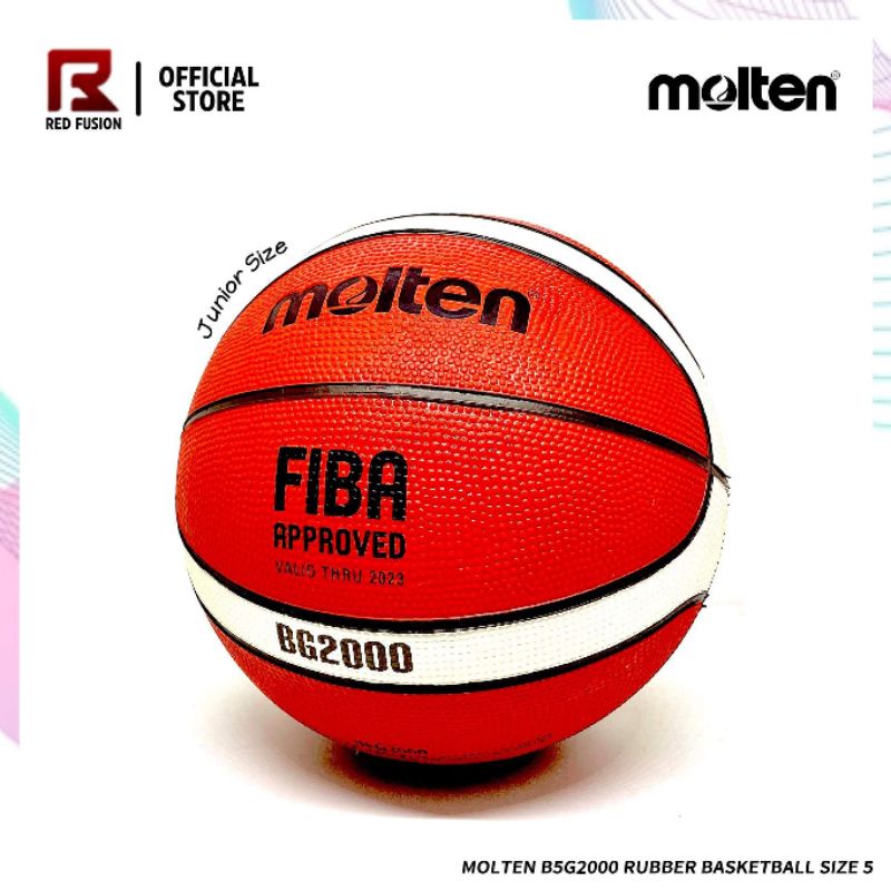 Molten B5G2000 Rubber Basketball Size 5 | Shopee Philippines