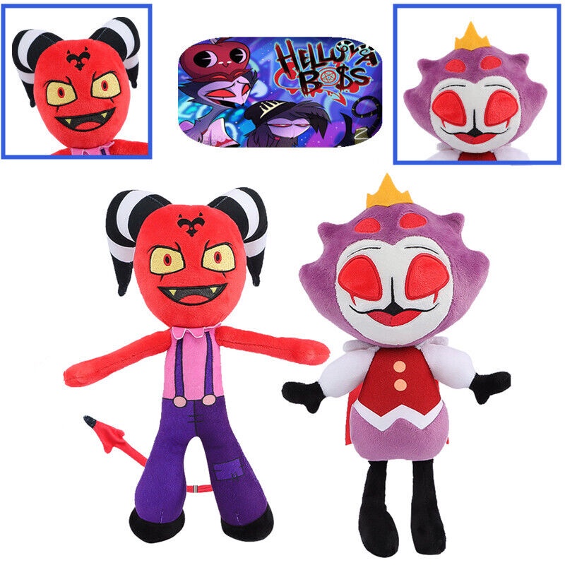 Blitzo Moxxie Millie Loona Monster Devil Dolls Helluva Boss 2 Plush ...