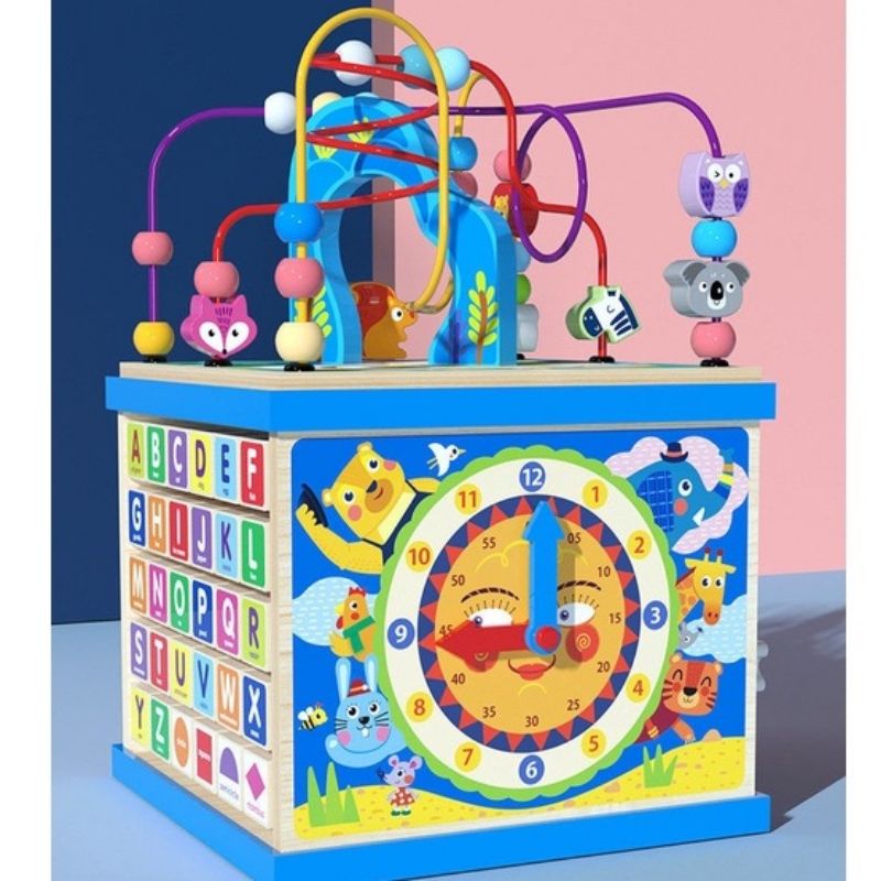 New multi-maze Multi function wooden math / bead maze letters ...