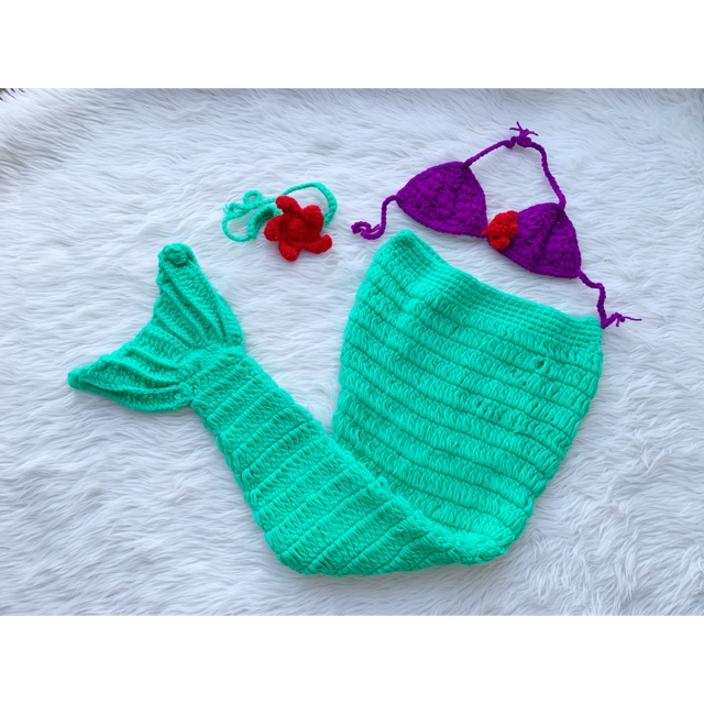 Mermaid crochet clearance outfit