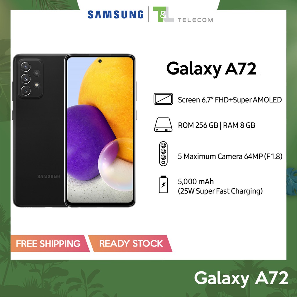 256 Gb A72 8gb 128gb Samsung Galaxy A72 8GB RAM 128GB 4G 75355