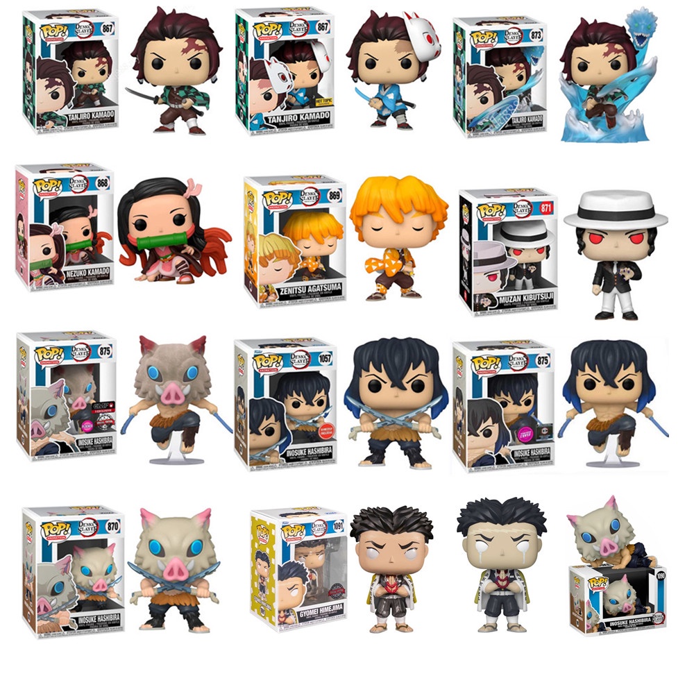 Funko Pop Anime Demon Slayer Zenitsu Agatsuma 869 Action Figure Toys
