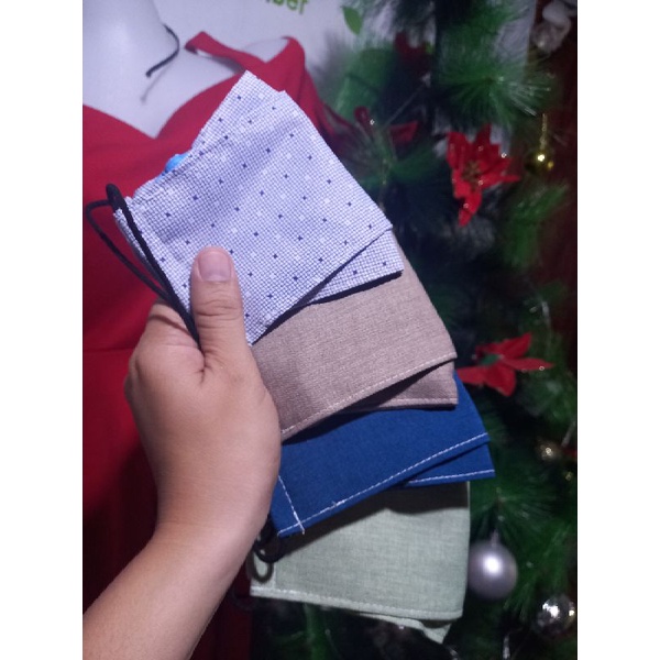 4pcs male DepEd face mask 4 colors for only 72pesos Uniform 2021