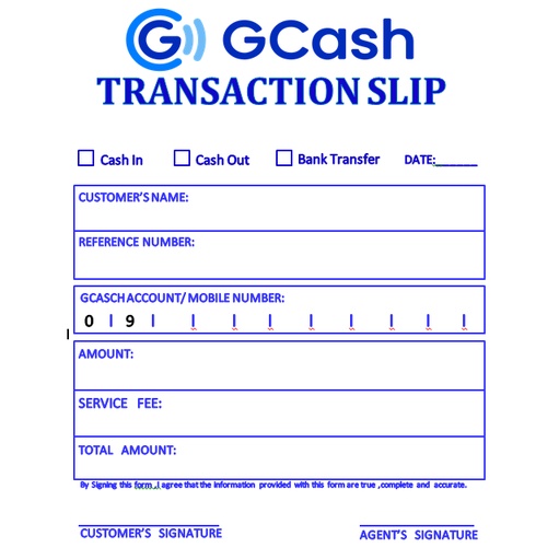 GCASH,BILLS,PAYMAYA,MAYA(slip pad)50SHEET | Shopee Philippines