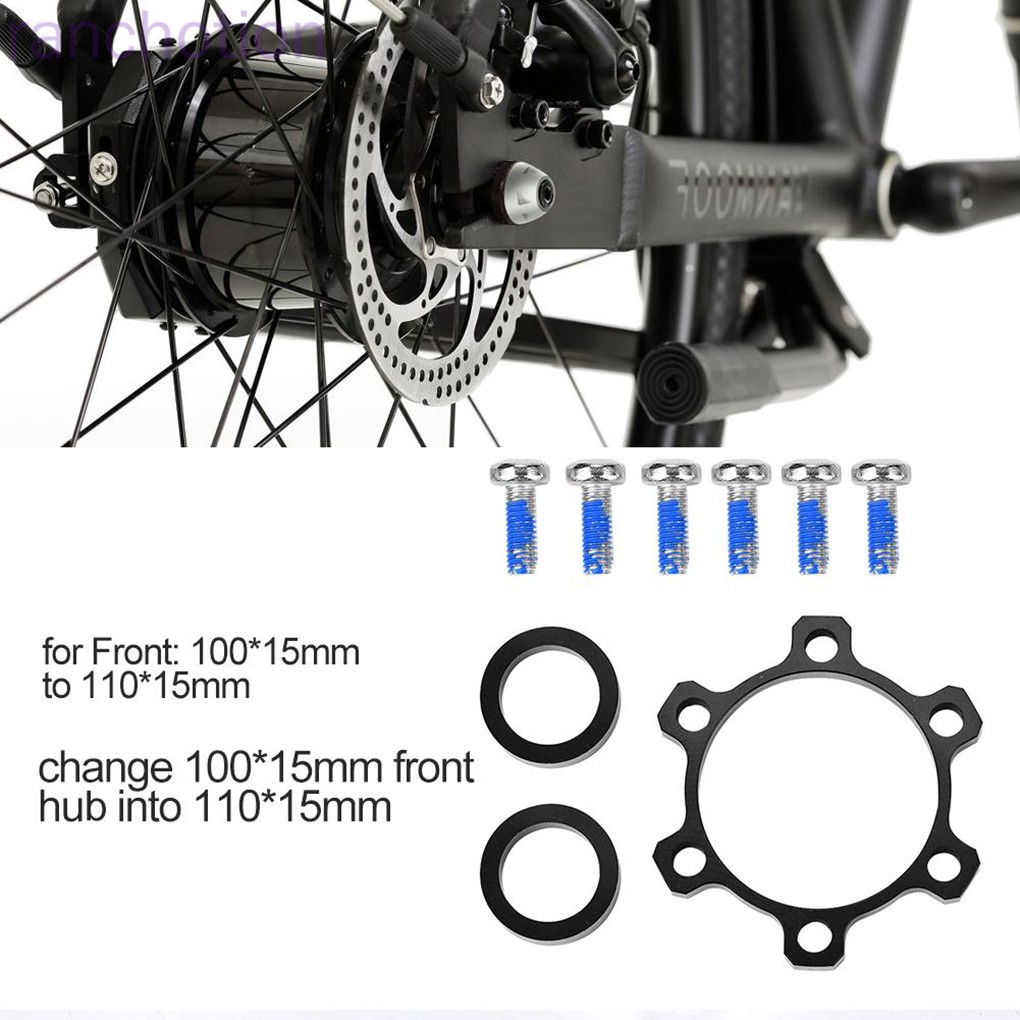 Bike Front Boost Hub Adapter Kit Bicycle Hub Converter Adaptor 100*15mm
