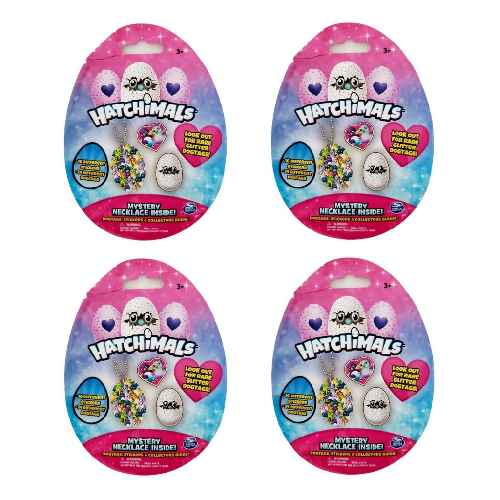 Hatchimals Mystery Necklace Dog Tag Stickers and Collectors Guide Blind Bags Brand New Shopee Philippines