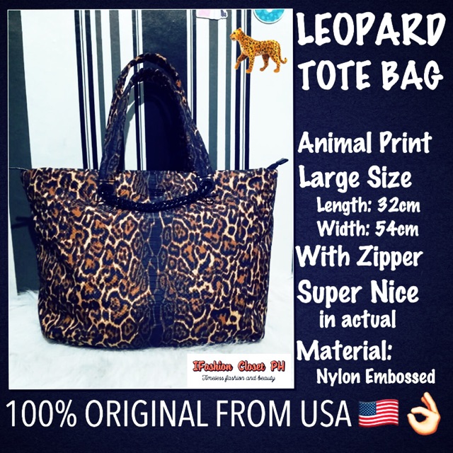 Victoria's Secret Leopard Tote