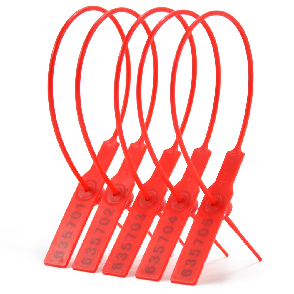 500Pcs Plastic Security Seals Numbered Tags Tamper Proof Seals Security ...