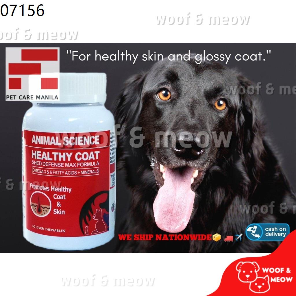coat shine for dog Animal Science Healthy Coat (60 liver chewable