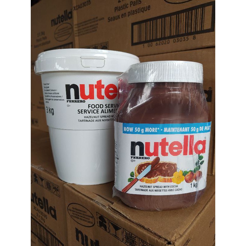 3kg tub / 1kg jar Nutella Ferrero