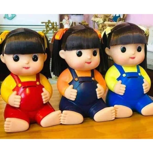 Doll cheap coin bank