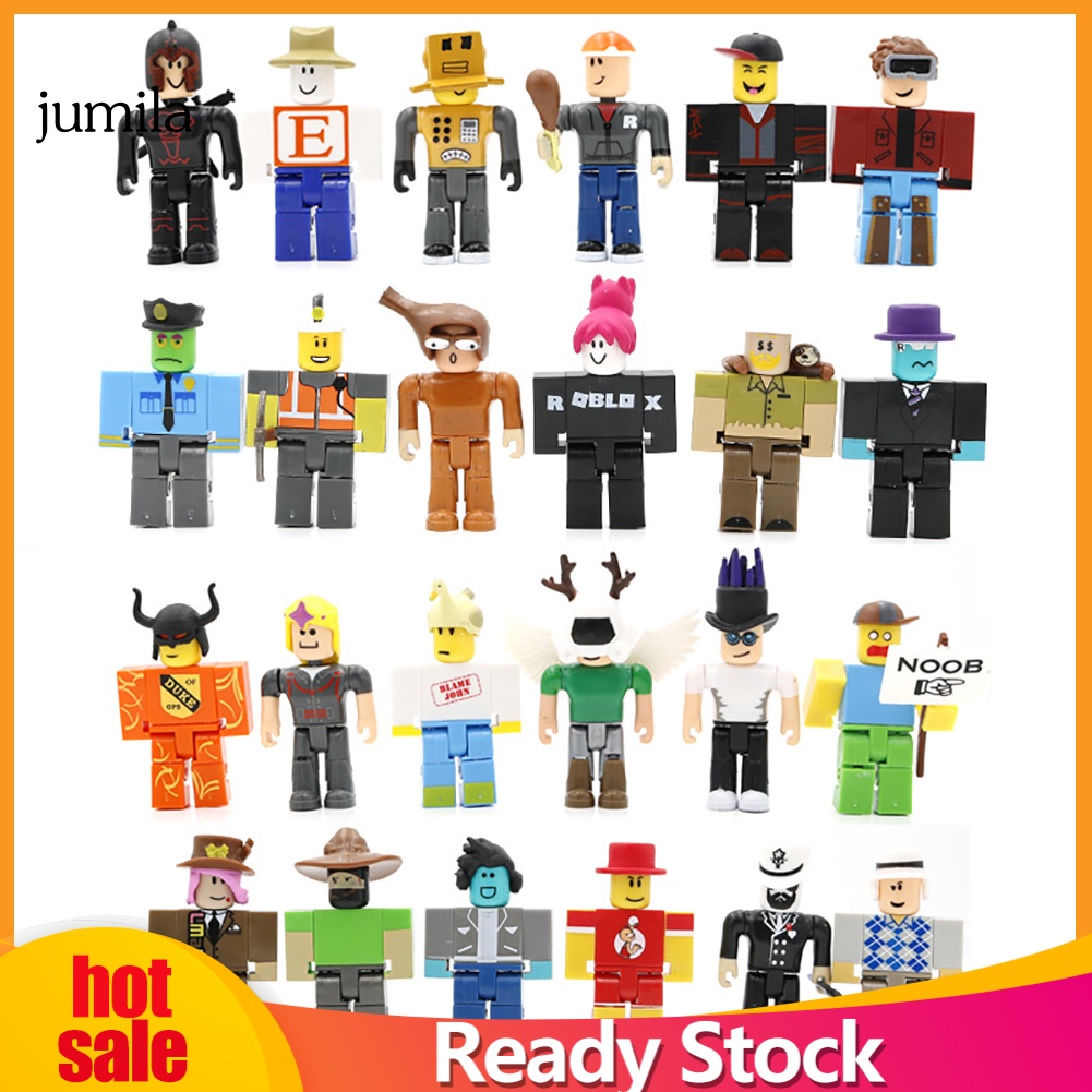 24pcs Roblox Legends Classic Noob Captain Champions Action Figures