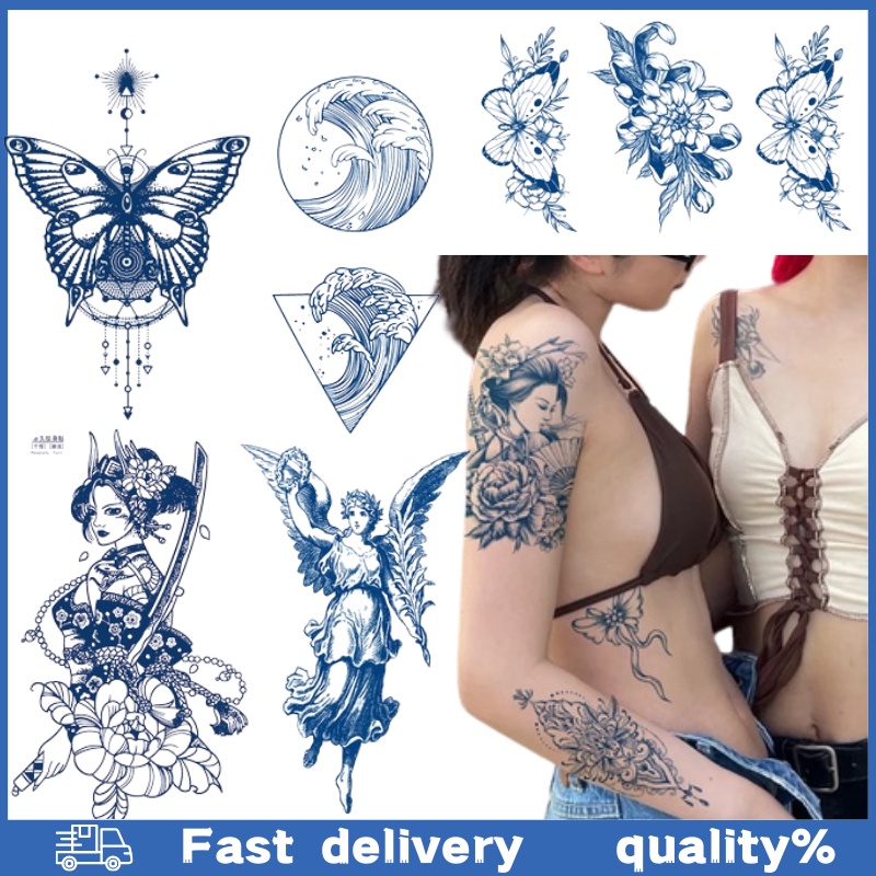 Waterproof Semi Permanent Tattoo Last long 23 Weeks,Realistic