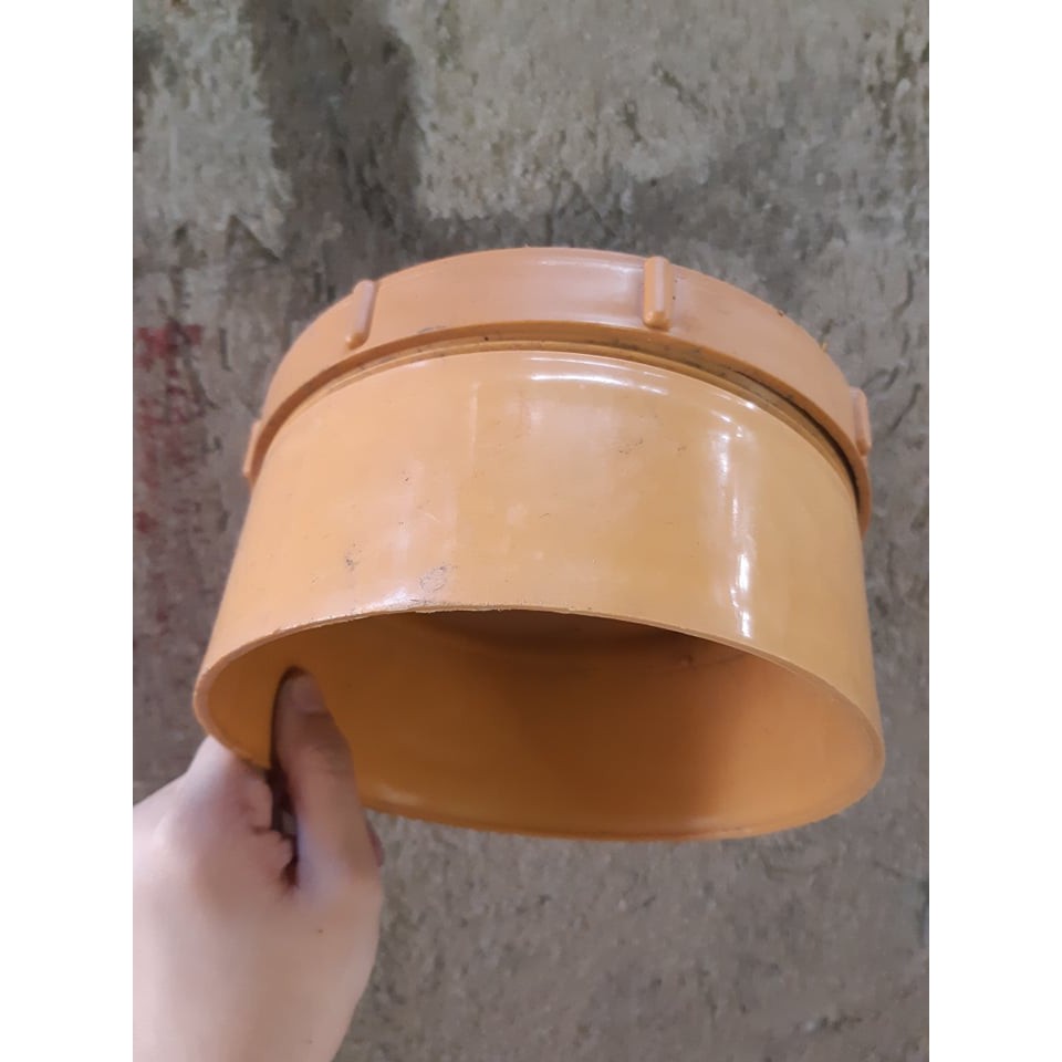 PVC Clean Out 6 Black Orange Sanitary Pipe Cover Cap 6 Per Pc   19fbf0d8ca86bfe3aac70c6d8fd418dc