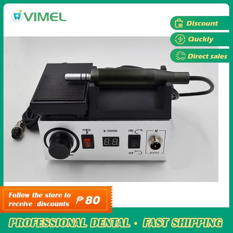 Dental Laboratory Micromotor 50,000 RPM Non-Carbon Brushless Micro ...