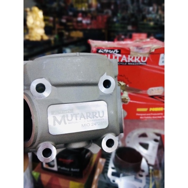 MUTARRU CYLINDER HEAD BIG VALVE MIO 24/28 24/28mm Shopee Philippines