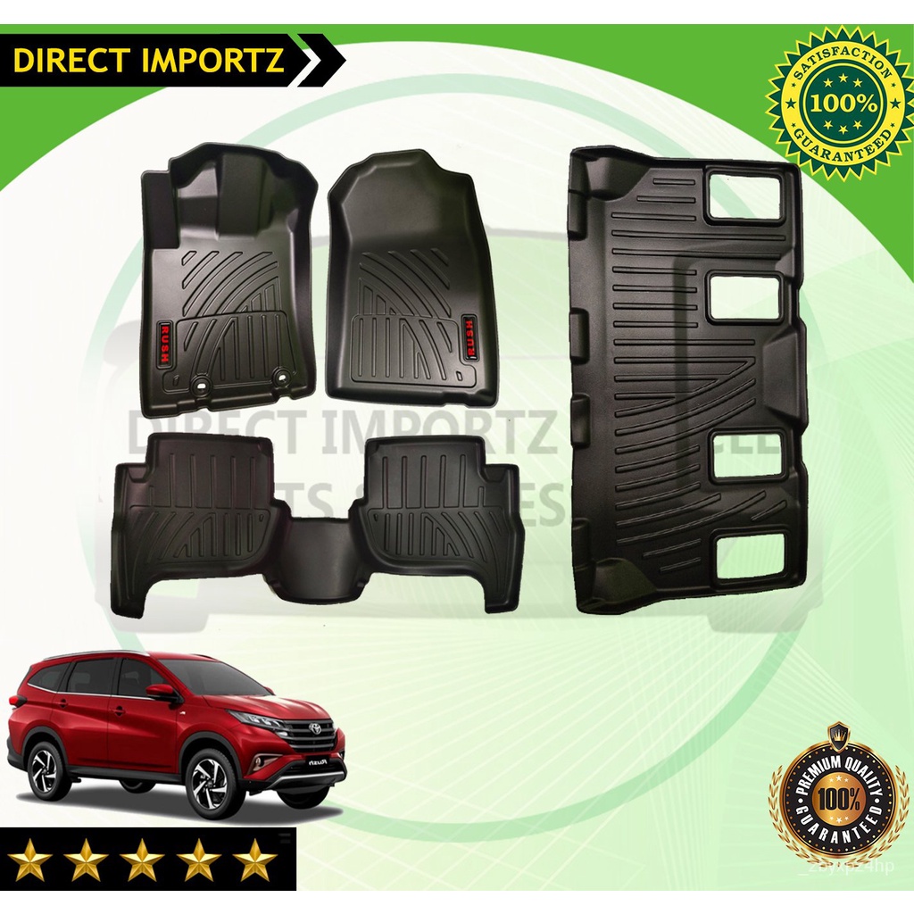Toyota Rush 2018 to 2022 OEM Deep Dish Matting 7 Seater 2019 2020 2021