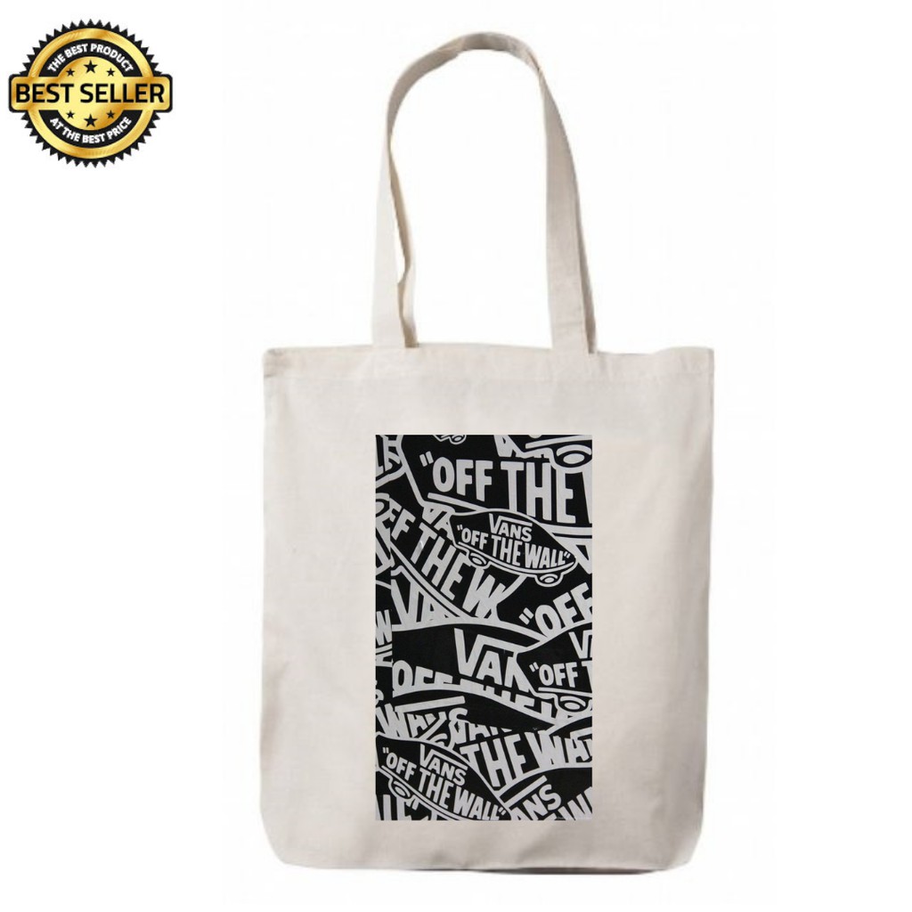 Vanz off the wall Tote Bag Katsa Canvas High Quality | Shopee Philippines