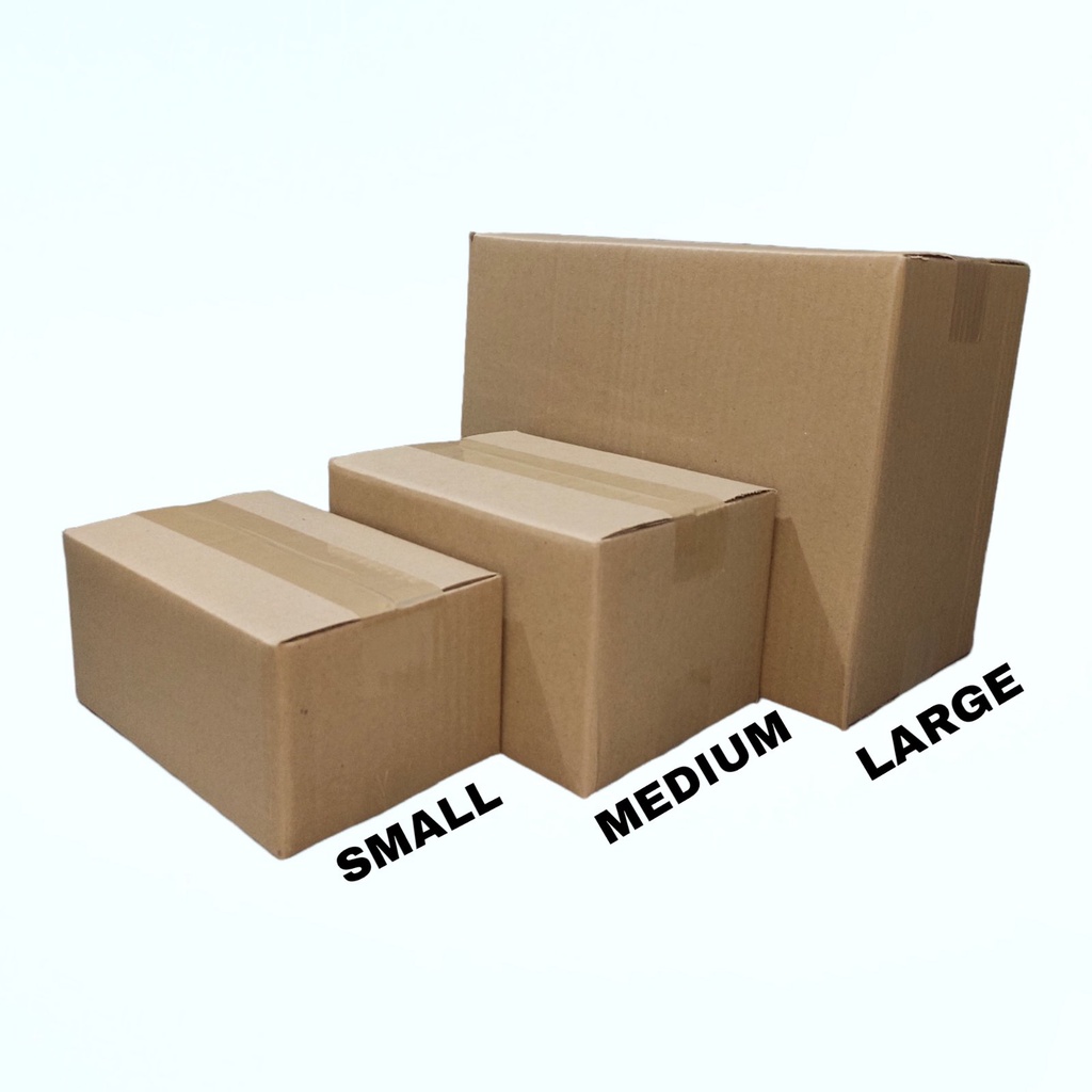 Corrugated Box Carton Packaging Box Small, Medium, Large