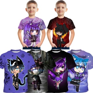 Game Gacha Life T Shirt Men Women Fashion Gacha Life 3d Print T-Shirts Kid  Hip