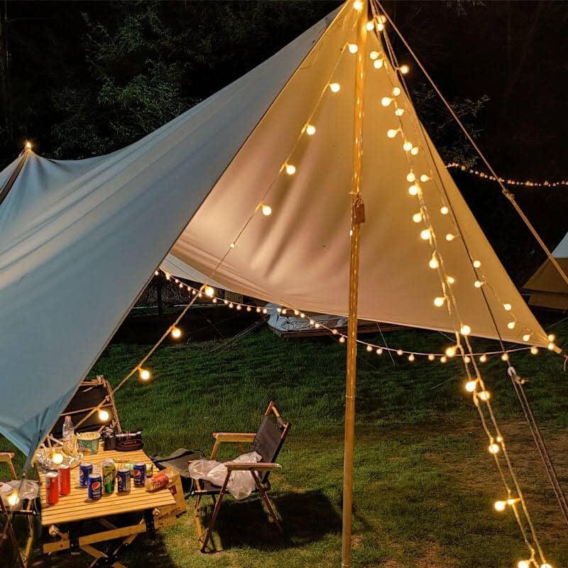 Camping String Lights outdoor string light 10m light 80bulbs USB Type Outdoor Light camping