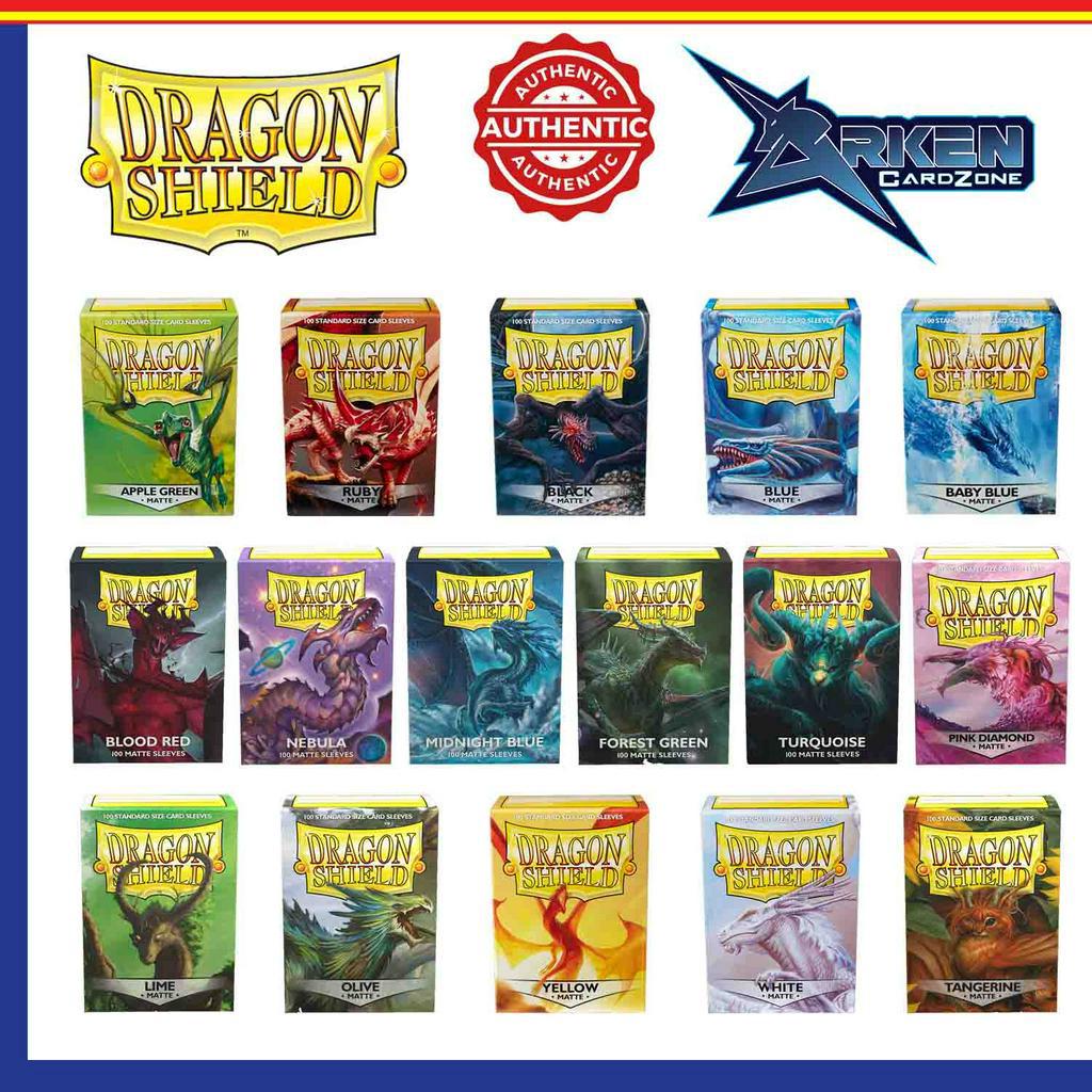 DRAGON SHIELD - Matte 100 Sleeves (Standard) [63mm x 88mm] / 100 pieces ...