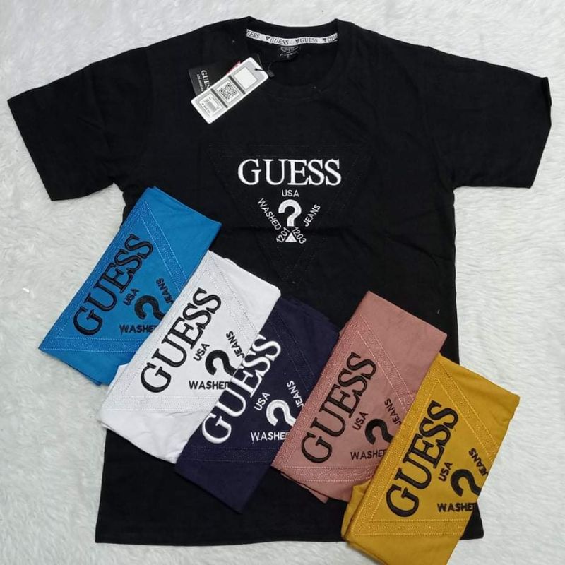 Mens Guess Shirts (Embroid Overruns) | Shopee Philippines