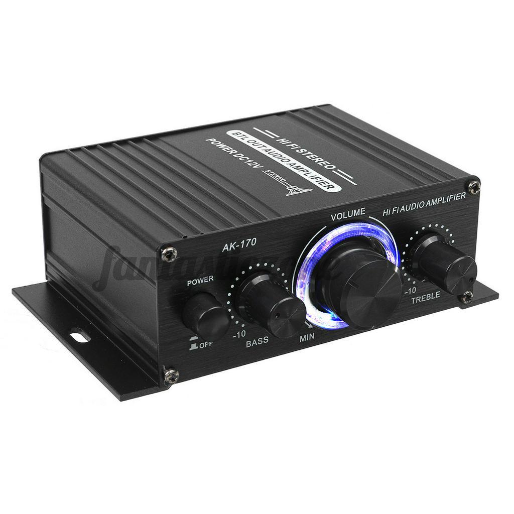 400w Mini Audio Amplifier Wireless Auto Stereo Audio Car Amplifier