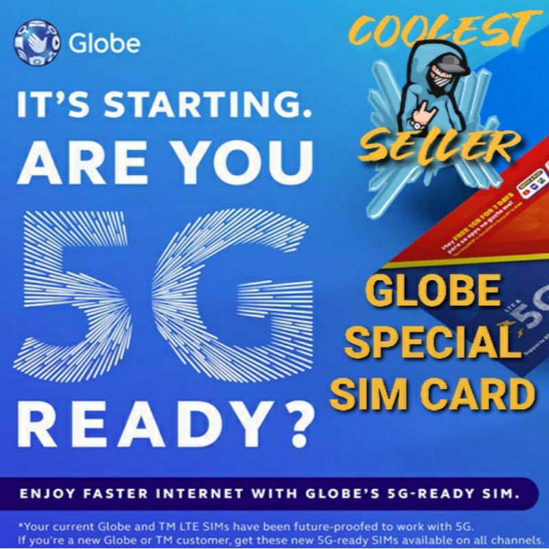 ☁Globe Sim Card Special Number Vanity Prepaid Lte And 5G Ready Shopee Philippines