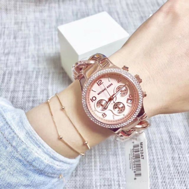 Mk twisted shop rose gold