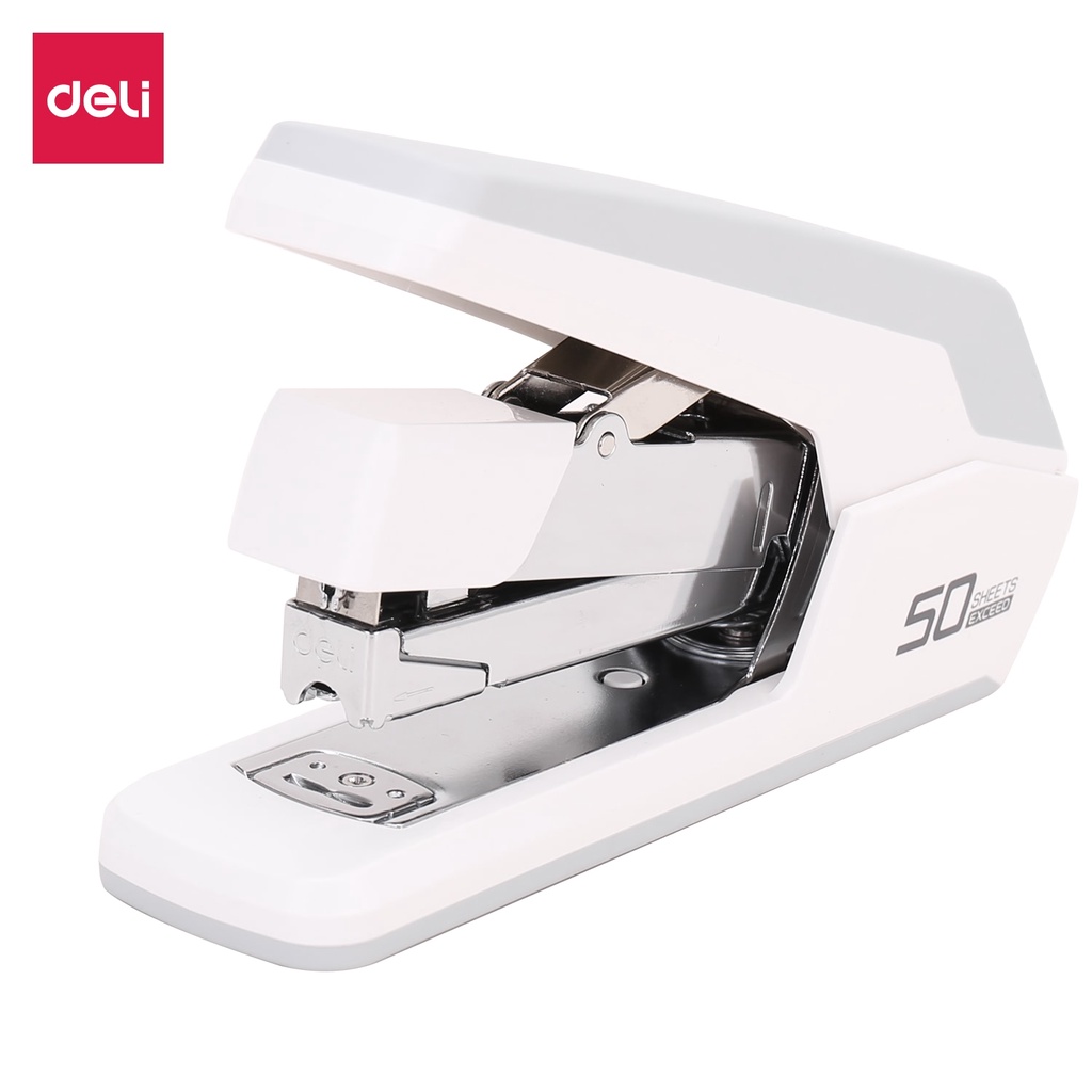 DELI Heavy Duty Stapler effortless paper stapling machine 50 Sheet ...