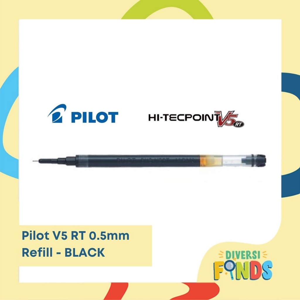 Pilot Hi-tecpoint V5 or V7 RT Roller Ballpen or Refill Pure Liquid