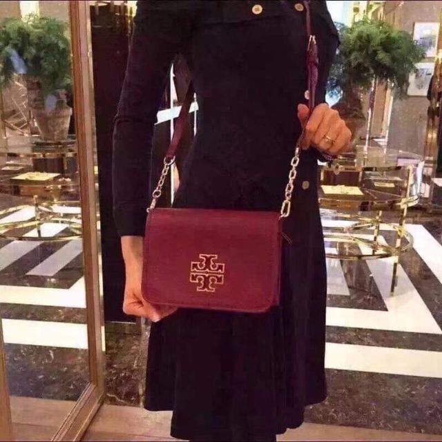 Original Tory Burch Britten Combo Crossbody Bag Shopee Philippines