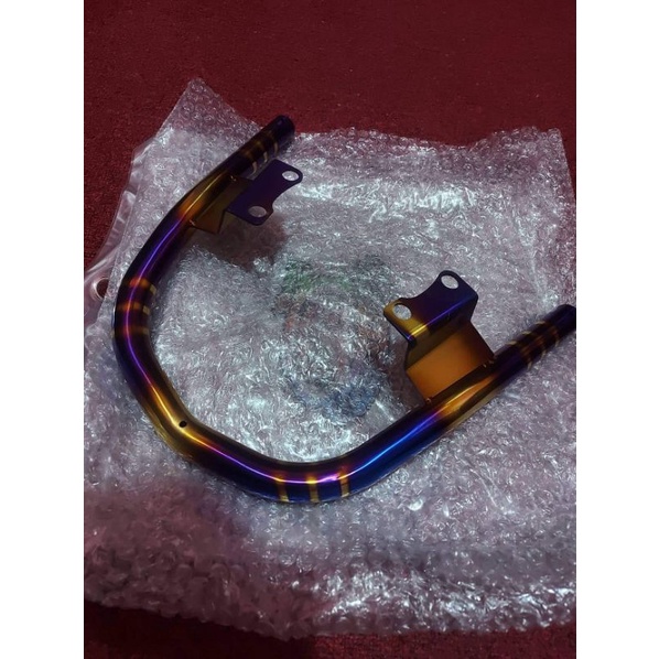 TITANIUM/ GOLD GRAB BAR FOR MIO SPORTY / MIO CARB Shopee Philippines