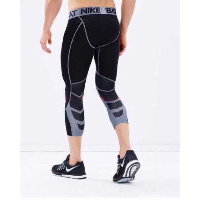 Nike pro combat compression leggings tights #8005 3/4