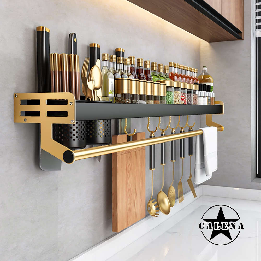 Wall Mounted Knife Rack Kitchenware Storage Rack Seasoning Rack Cutlery