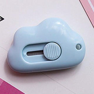 Cute Cloud Shape Mini Utility Knives Box Cutter Retractable Letter