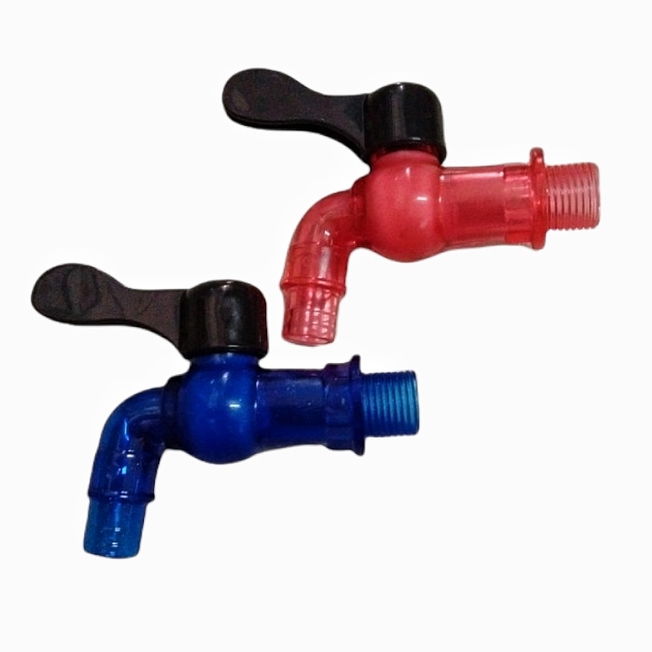 WHITE crank plastic garden water tap - Nice white pvc wall water tap ...
