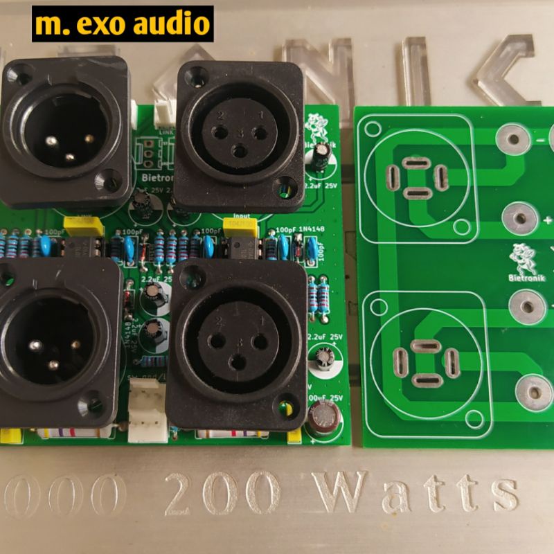 Stereo balance input kit For Back panel box 3U built up model Shopee