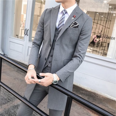 Korean hotsell long blazer