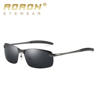 AORON Mens Glasses Polarized Sunglasses Male Driver's Goggles Polarized Sun  Glasses Metal Frame