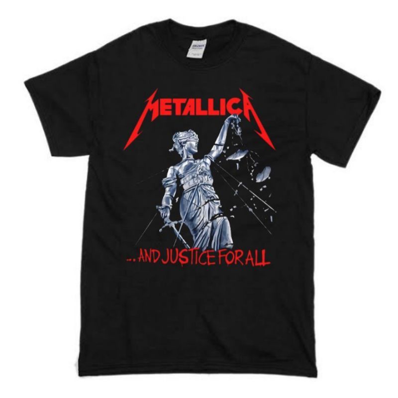 HITAM T-shirt | Oversize | Metallica BAND T-Shirt - And Justice For All ...