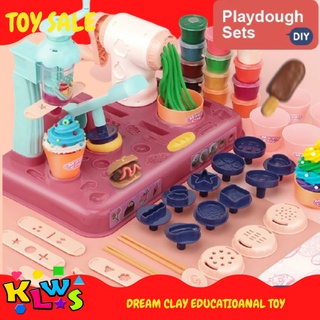 Diy Colorful Clay Pasta Machine Children Pretend Play Simulation