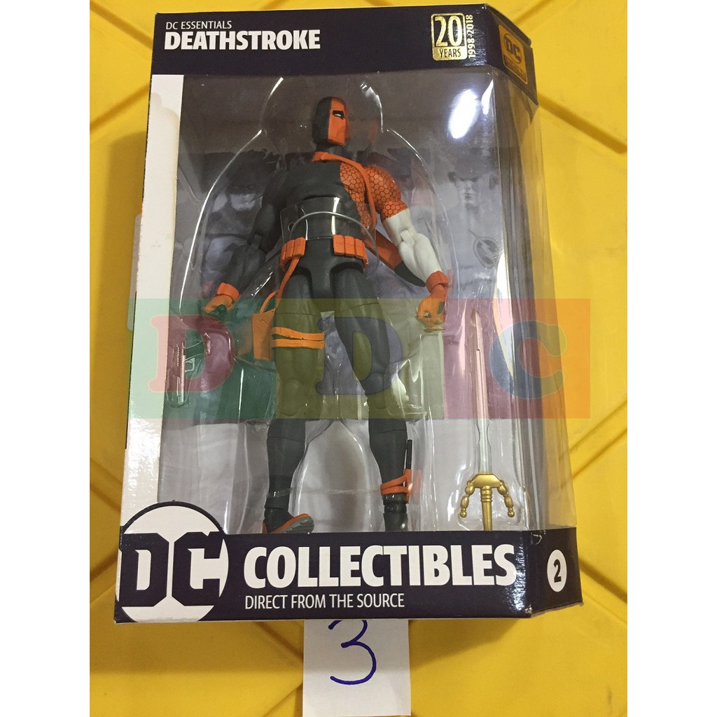 DC ESSENTIALS DEATHSTROKE ACTION FIGURE (STAINED BOX #03 - PLS REFER TO ...