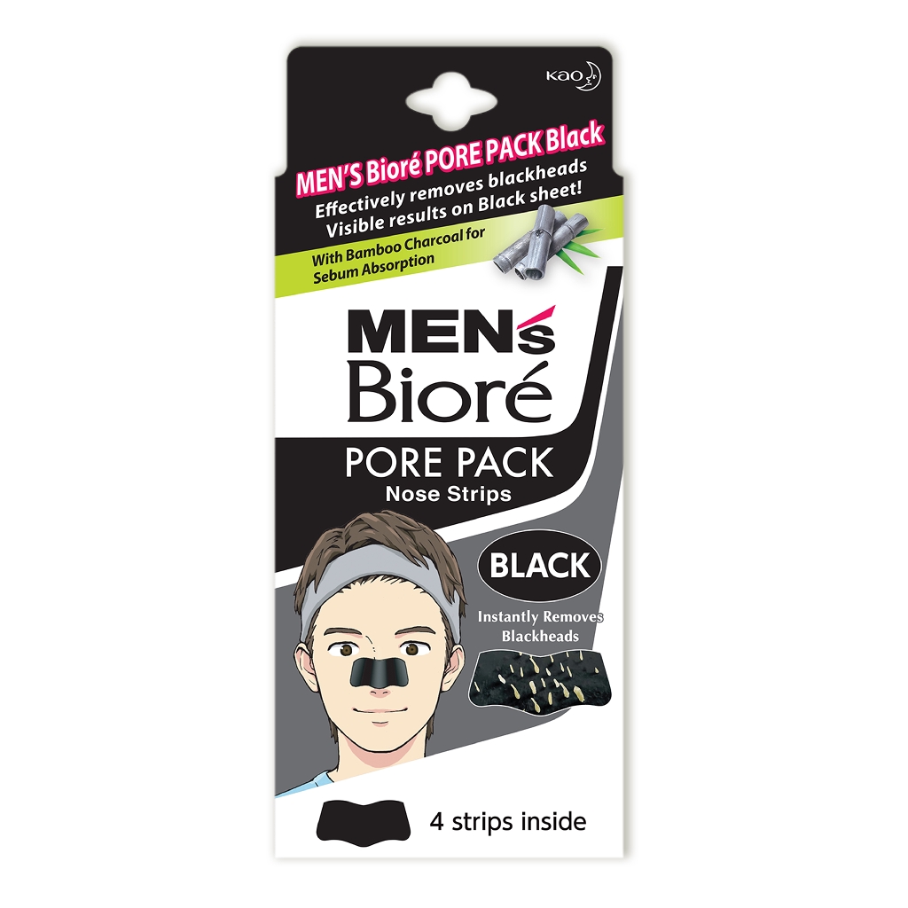 BIORE Men's Pore Pack - Black | Shopee Philippines