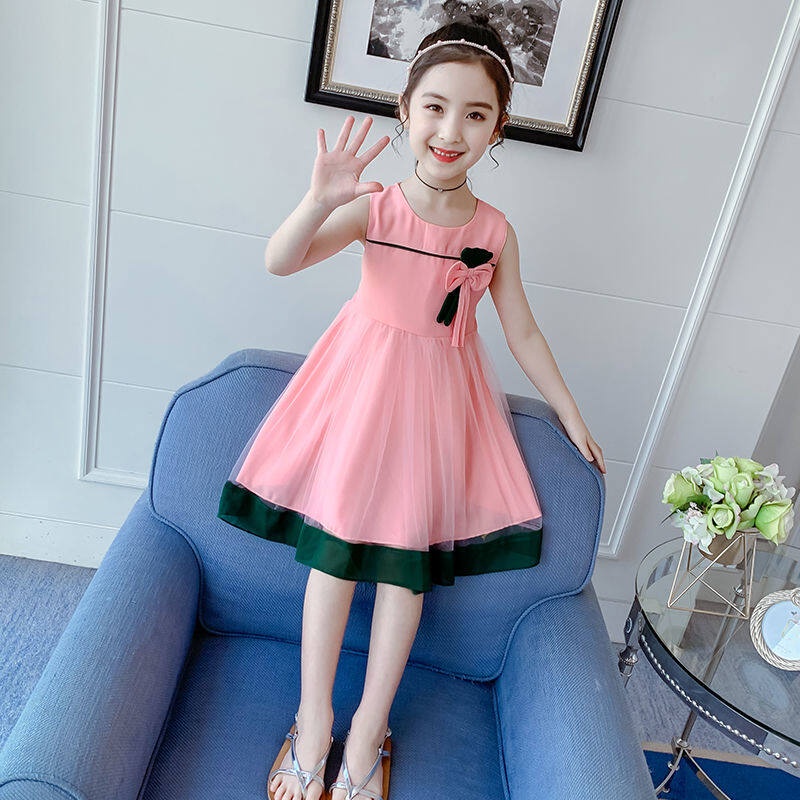 Customized Sleeveless Girl Cotton Dress Girl Summer Wear Soft Dresses -  China Girls Dress and Smocked Dresses price